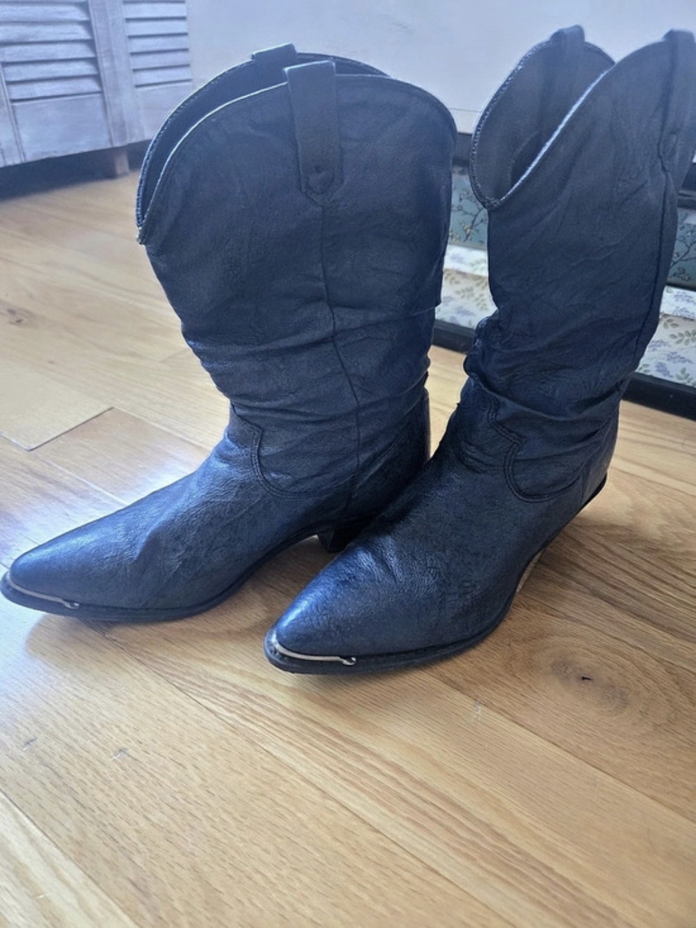 Dingo Adobe Rose Black Western Boots US 759